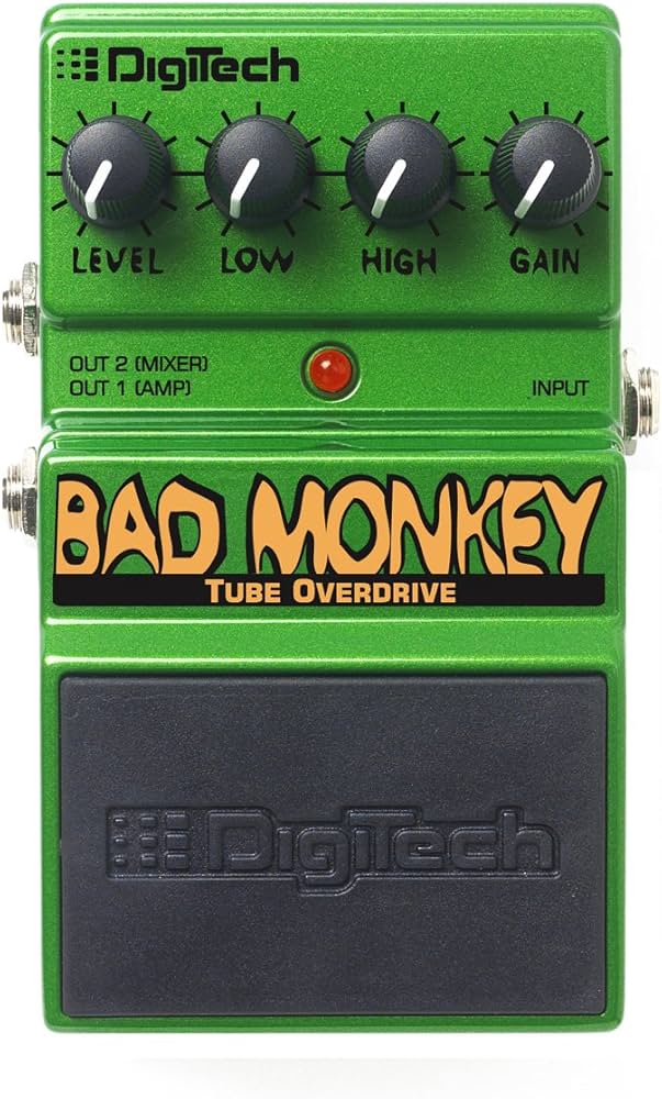 Amazon.com: DigiTech DBM Bad Monkey Tube - Overdrive 類比失真踏板