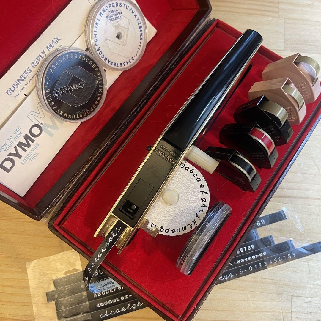 Amazon.co.jp: 文字が繋がる筆記体 ダイモ DYMO M-10 165-17-2