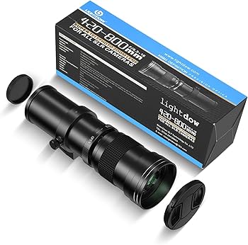 Amazon.co.jp: Lightdow 望遠ズームレンズ 420-800mm f/8.3-16 for