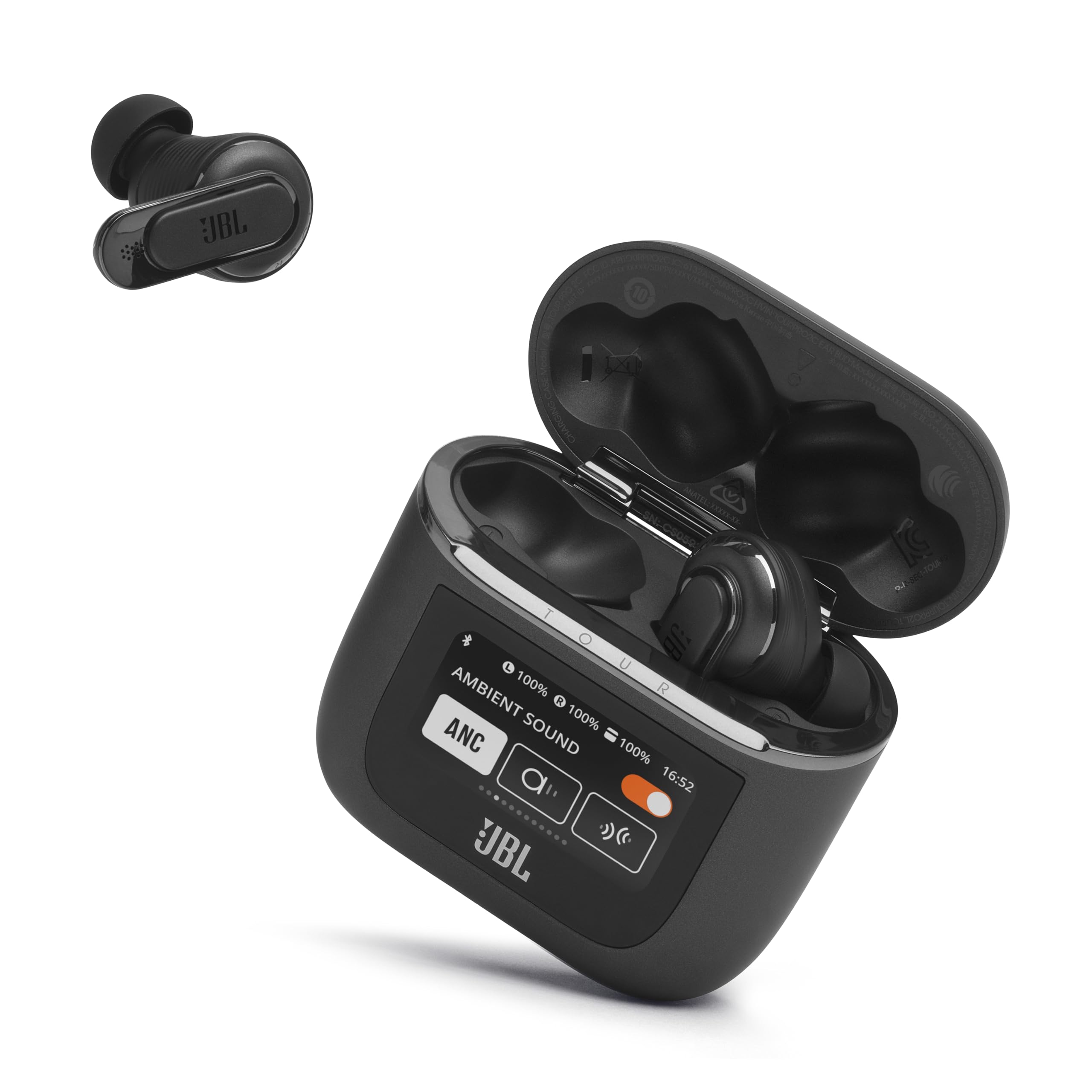 JBL Tour Pro 2 - True Wireless Noise Cancelling Earbuds with Smart
