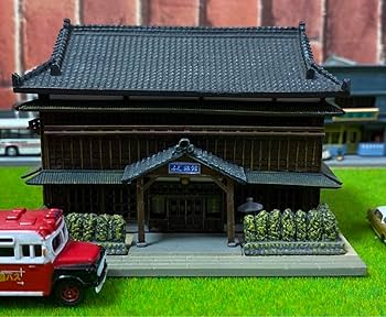 Amazon | Nゲージ ジオラマセット 昭和の街並み ジオコレ建物 車 人
