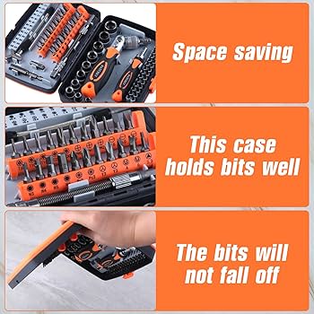 Amazon | LEONTOOL ラチェットドライバーセット 68in1 精密ドライバー