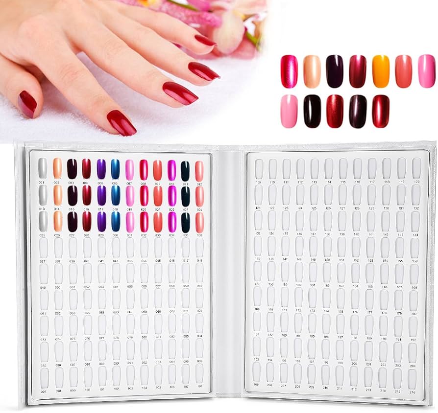Amazon | ネイル カラー チャート カラーチャート ネイル 2種類 ネイル