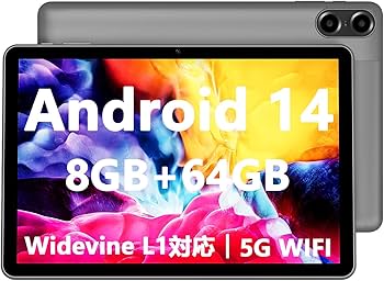 Amazon.co.jp: 【Android 14 タブレット 10インチ wi-fiモデル