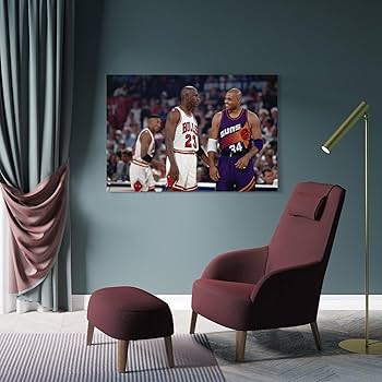 Amazon.co.jp: チャールズ・バークレー・バスケットボール選手ポスター