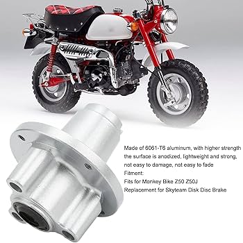 Amazon | フロントホイールハブ モンキー バイクZ50 50J用 CNC