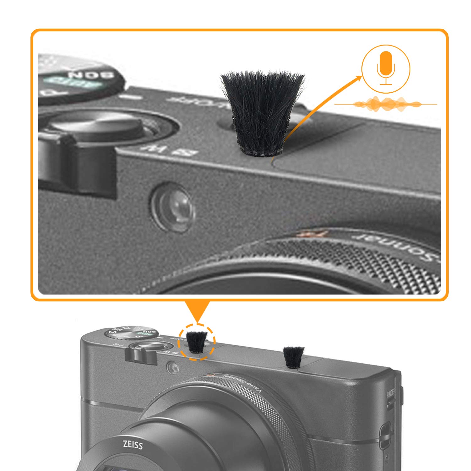 Amazon.co.jp: SUNMON(サンモン) カメラマイク ウィンドスクリーン