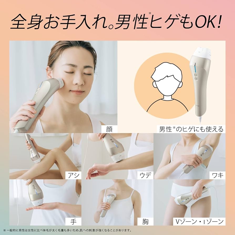 Amazon | パナソニック 光美容器 光エステ ボディ&フェイス用 ハイ