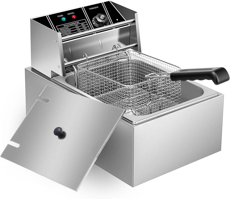 Amazon.co.jp: SEASAND 電気フライヤー 6L 業務用 家庭用 卓上