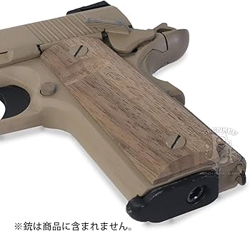 Amazon.co.jp: SHENKEL 木製 グリップ Co2用 コルト ガバメント 1911