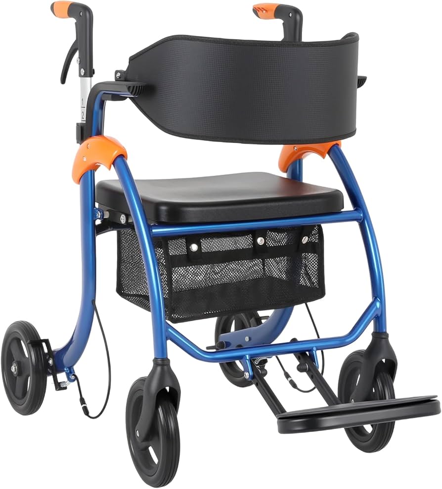 Amazon | Inyanpower 歩行器 軽量 折り畳み アルミ製 おしゃれ 座れる