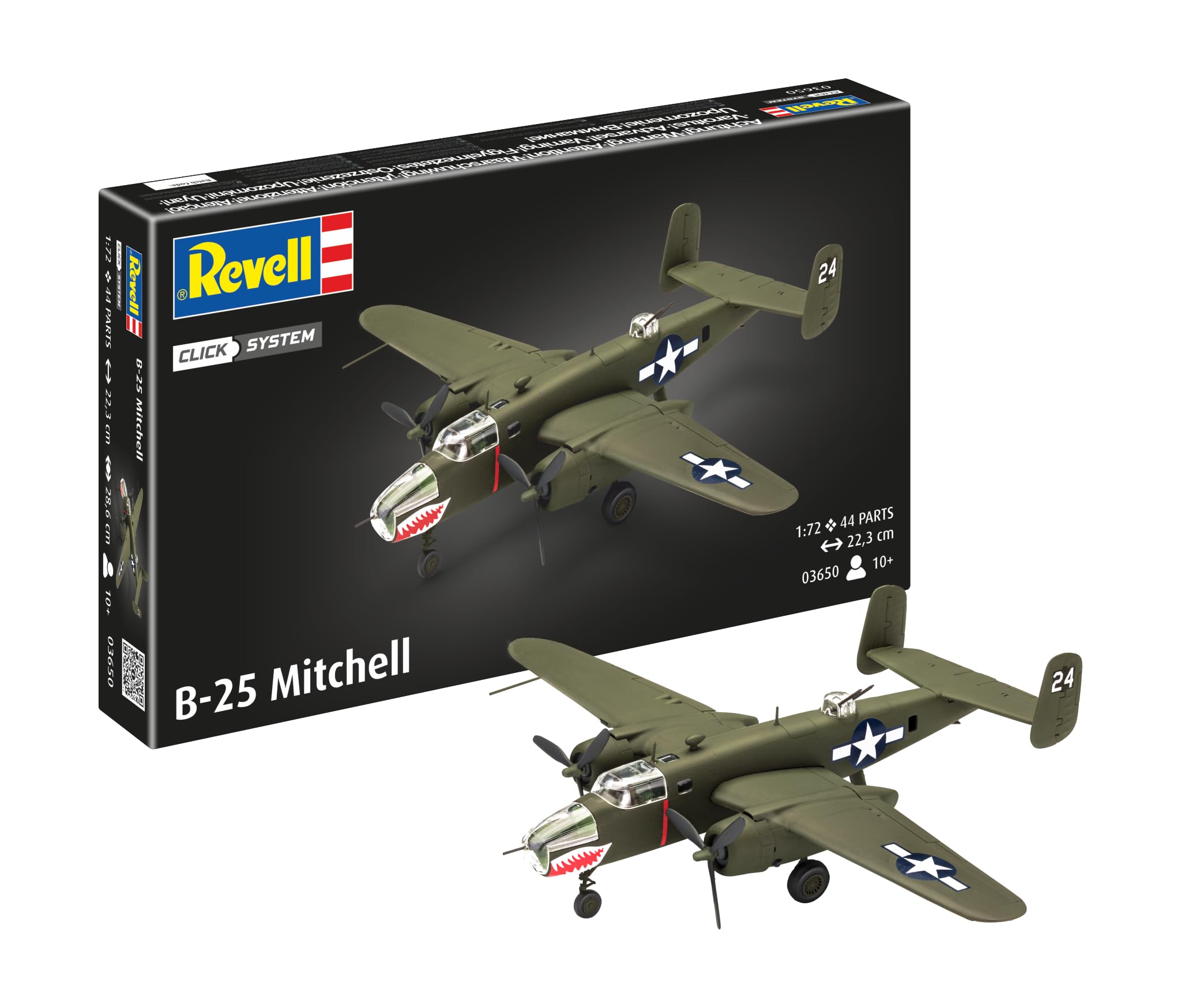 Amazon | ドイツレベル(Revell) 1/72 アメリカ陸軍 航空隊 B-25