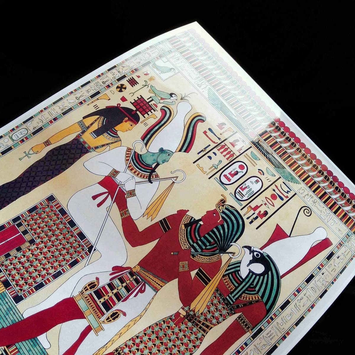 Amazon.co.jp: 古代エジプト 王家 壁画 祭祀 考古学 歴史 イラスト