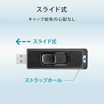 Amazon | IODATA SSD 外付け 1TB グレー×ブラック 小型 スティック