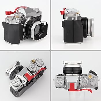 Amazon.com : Haoge Lens Hood Metal Squaret for Fujifilm Fujinon