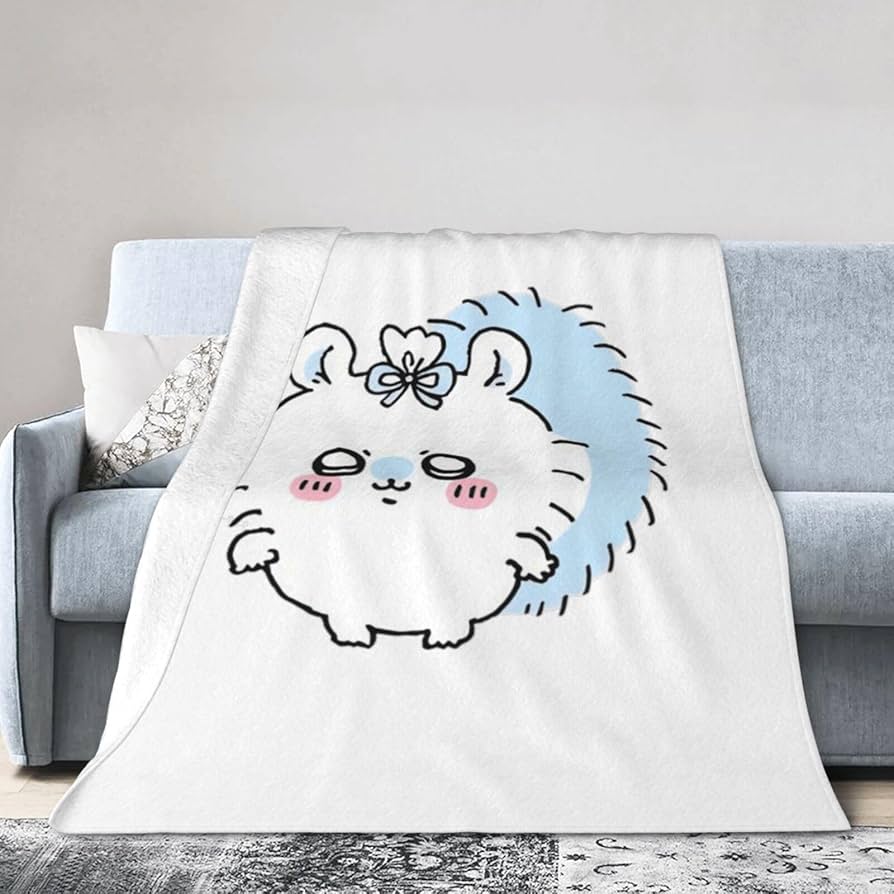 Amazon｜毛布 ブランケット ちいかわ モモンガ ひざ掛け フランネル