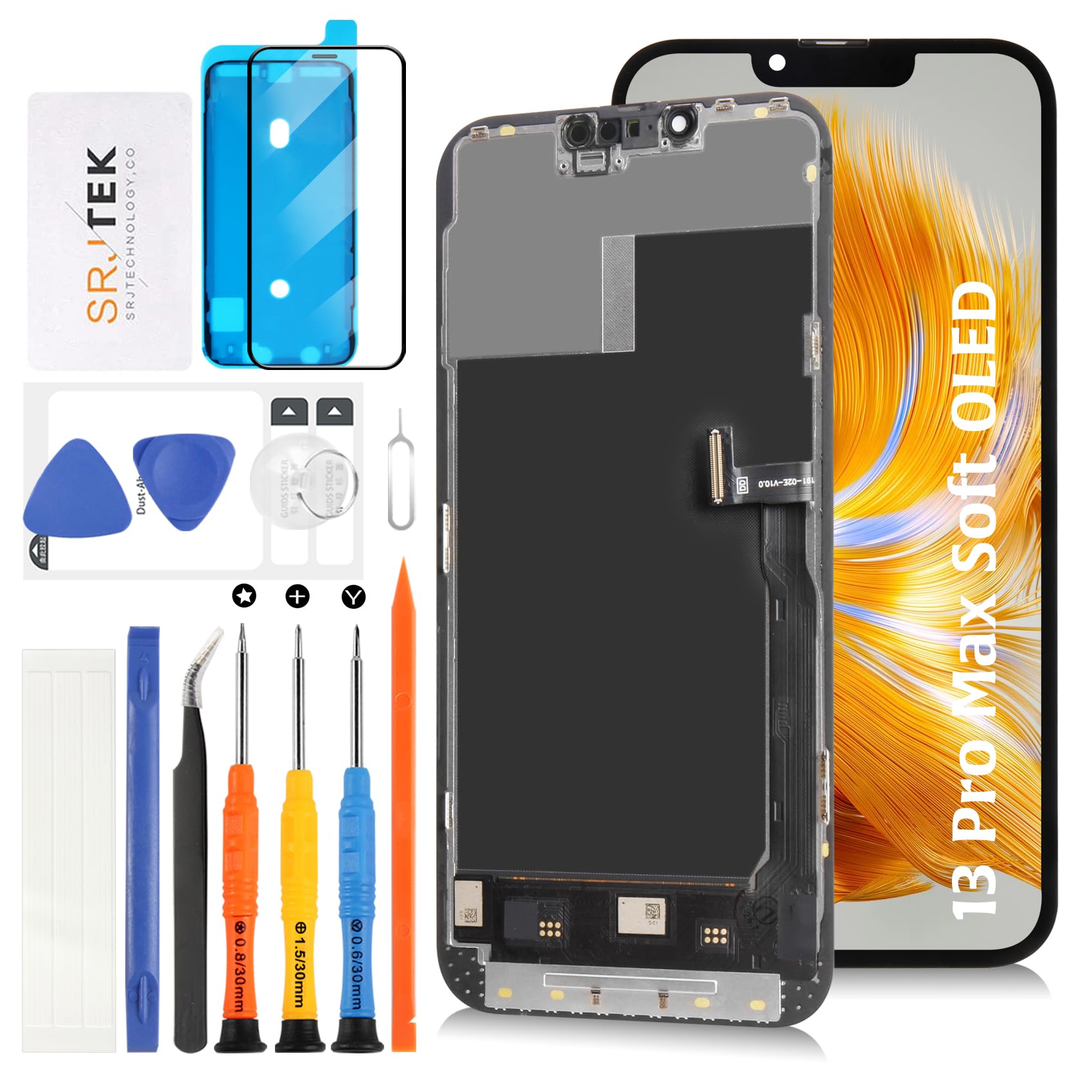 Amazon.co.jp: SRJTEK For iphone 13 Pro Max『Soft OLED+120Hz対応