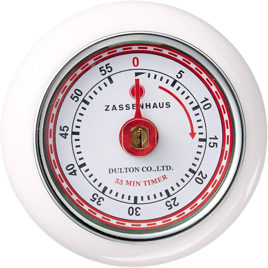 Amazon.com: Zassenhaus Magnetic Retro Kitchen Timer, Classic