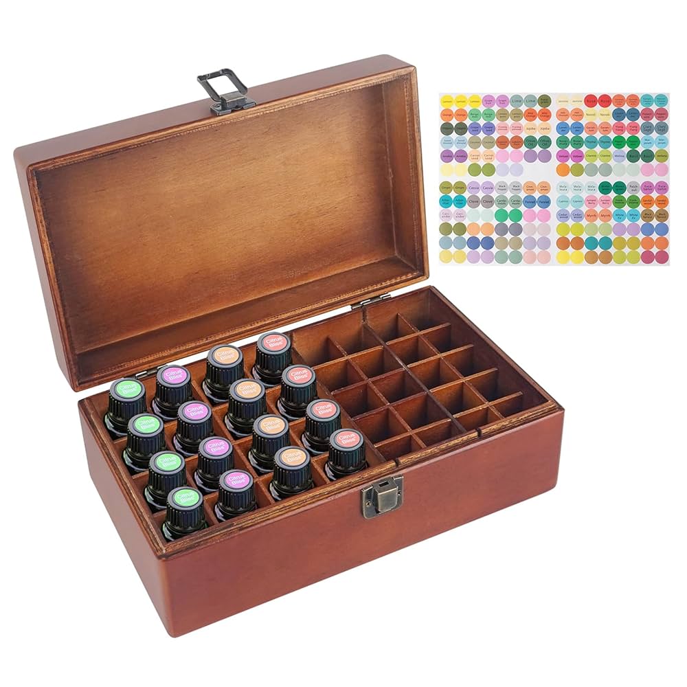 ドテラ エッセンシャルオイルセット 21本 小瓶付き24個 木箱 ドテラ