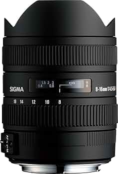 Amazon.com : Sigma 8-16mm f/4.5-5.6 DC HSM FLD AF Ultra Wide Zoom