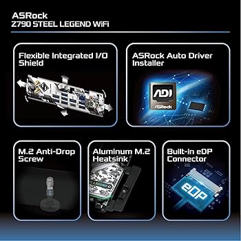 Amazon.com: ASRock MB ASROCK | Z790 Steel Legend WiFi : Electronics