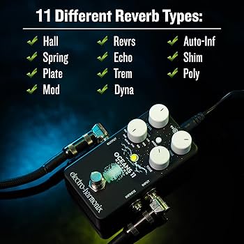 Amazon.com: Electro-Harmonix Oceans 11 Reverb Pedal : Musical