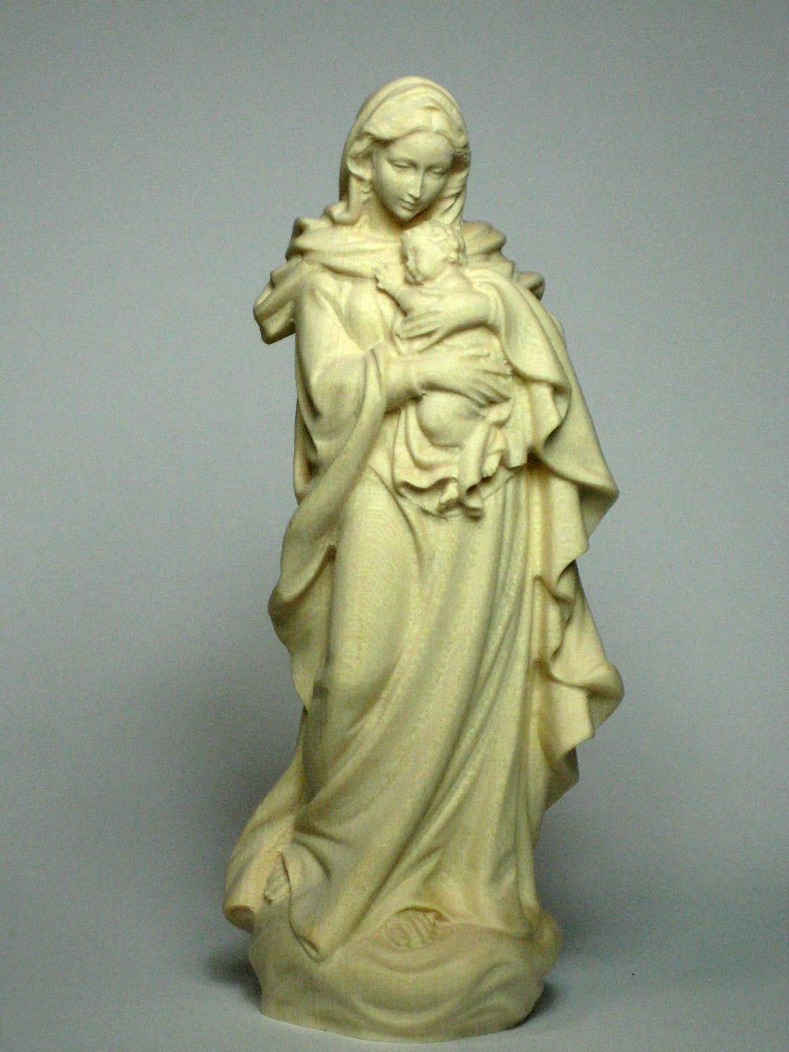 Amazon.co.jp: カトリック信者さん向け 本物マリアさま像 レーピ