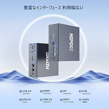 Amazon.co.jp: ミニpc n95 mini pc 2023 インテル第12世代小型pc 最大