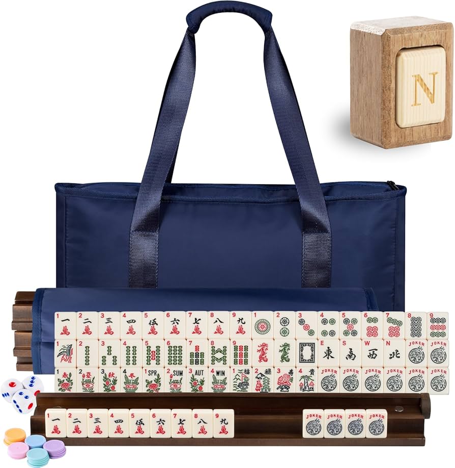 Amazon.com: MUTEX American Mahjong Game Set, 166 Premium Mahjong