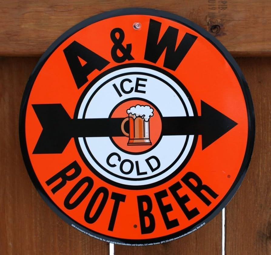 Amazon.com: Victory Vintage Signs A&W Ice Cold Root Beer