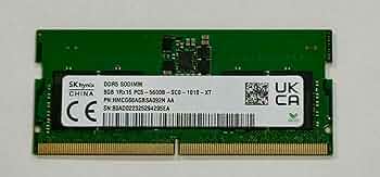 SK-Hynix 8GB DDR5 5600MHz SODIMM PC5-5600B-SC0 1Rx16 1.1V SO-DIMM