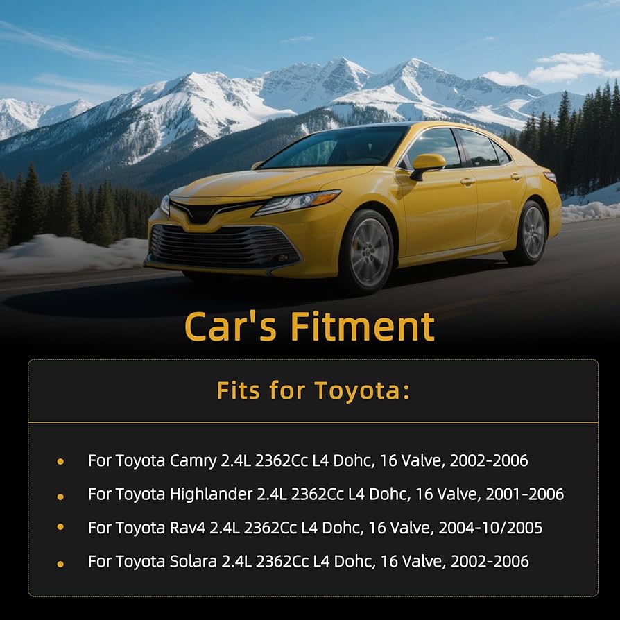 JAVOUKA MLS Head Gasket Set with Bolts, 2.4L 2AZFE, for Toyota