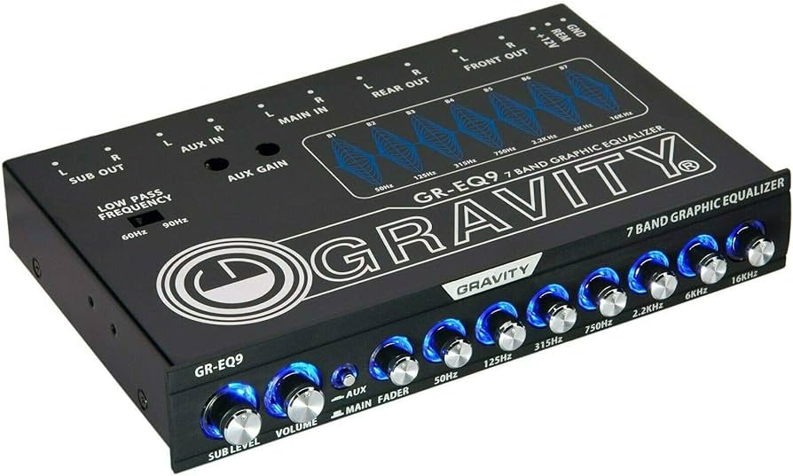 Amazon.com: Gravity 7 Band Graphic Equalizer GR-EQ9 : Electronics