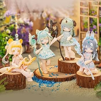 Amazon | Briskyjp 可愛い獣の魔法シリーズ ブラインドボックス 4個の