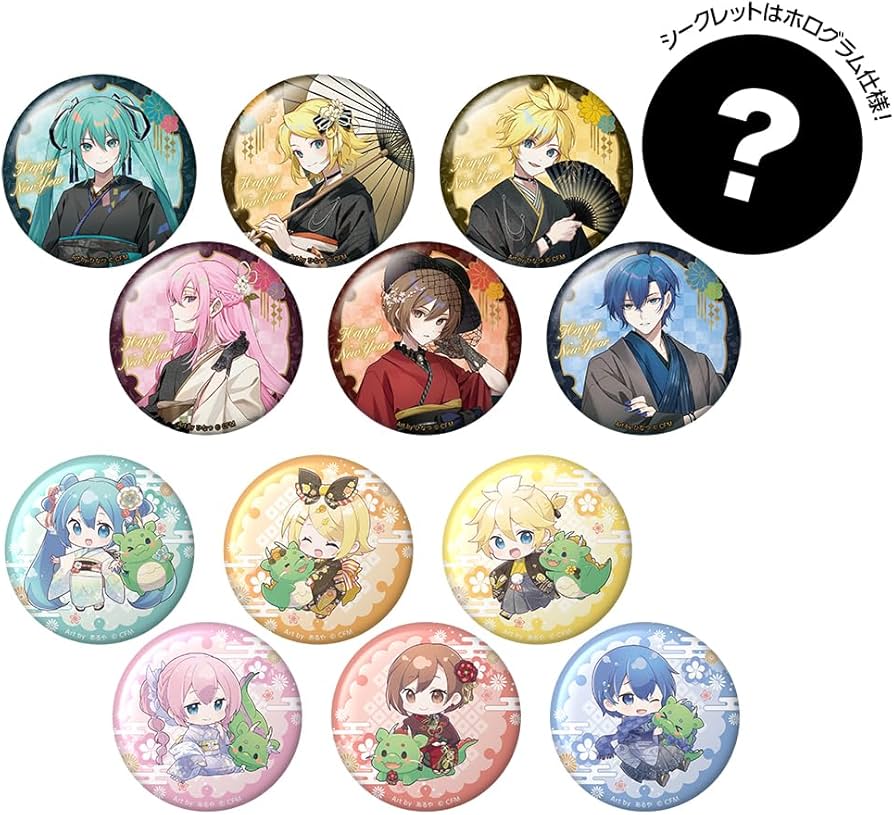 ℳ KAITO 39Culture 初音ミク 缶バッジ 制服 extra KAITO 39Culture