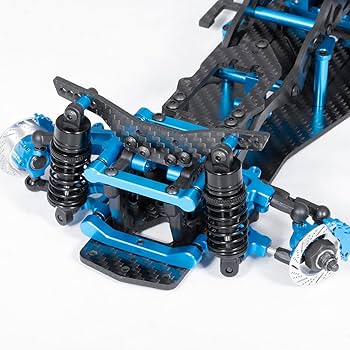 Amazon.com: JGGZONE Metal Alloy & Carbon Fiber 1/10 RC Chassis