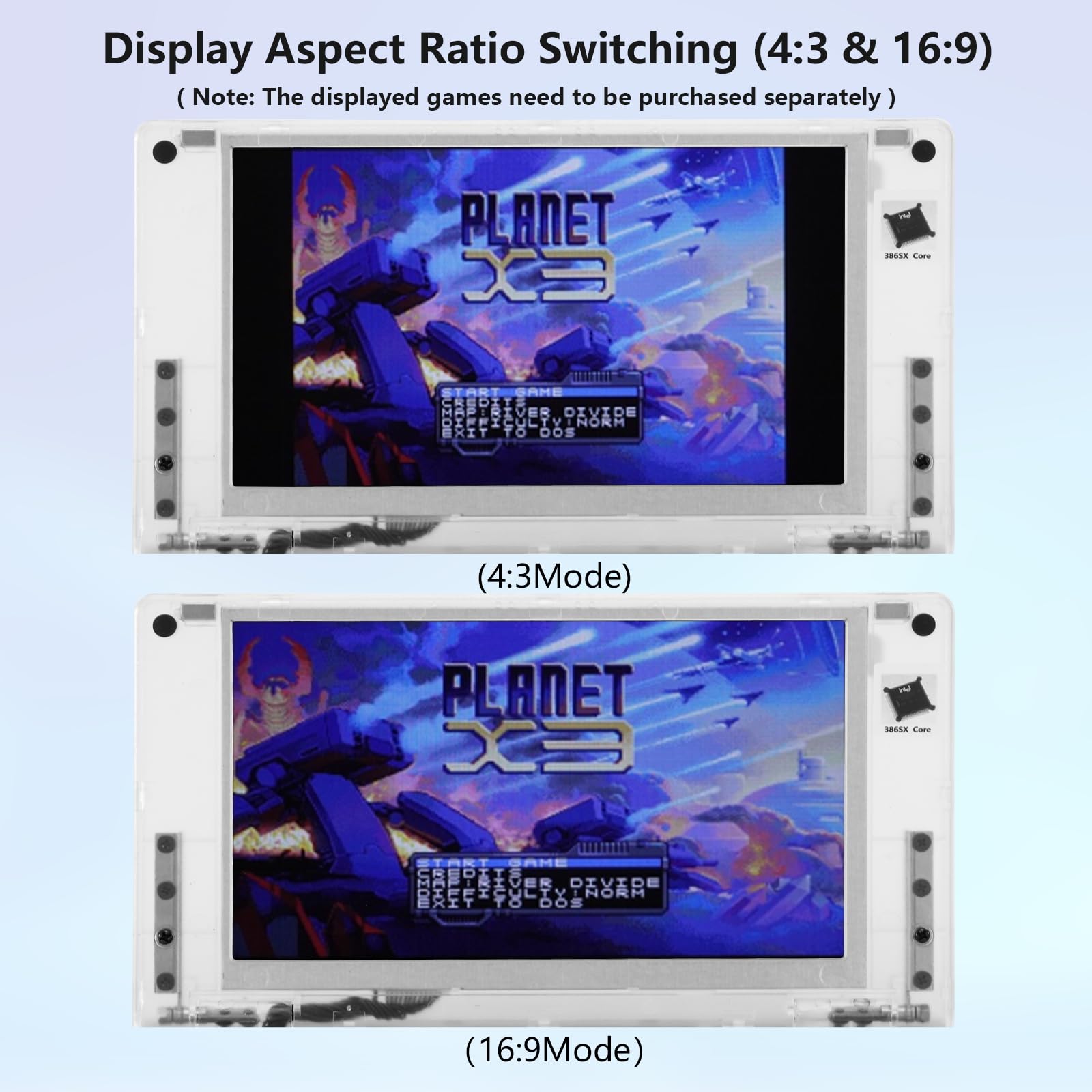 Amazon.co.jp: Retro Pocket 386 CPU XT PC ノートパソコン