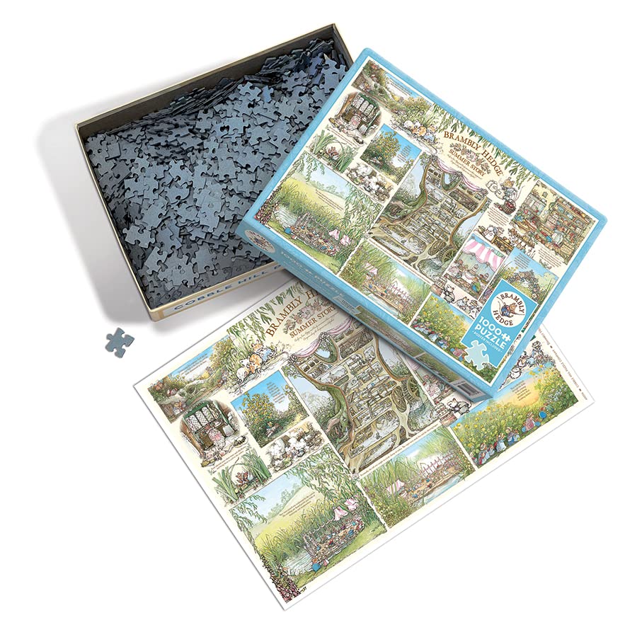 Amazon.com: Cobble Hill 1000 Piece Puzzle - Brambly Hedge Summer