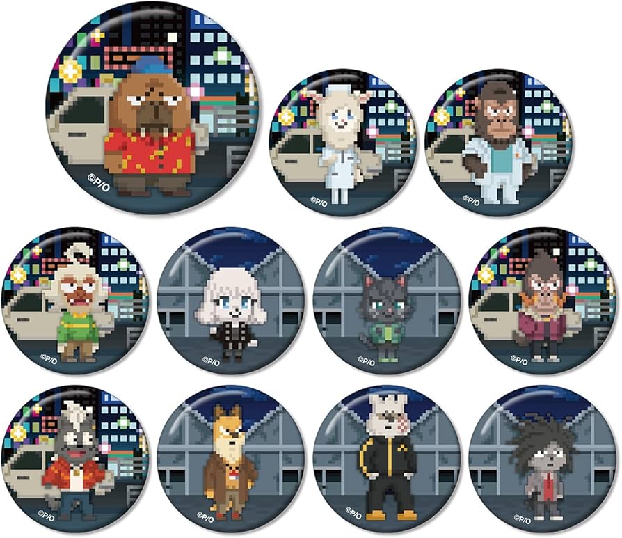 Amazon.co.jp: オッドタクシー トレーディング缶バッジ[ワンナイト人狼