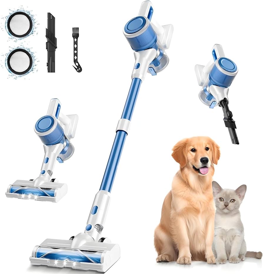 Amazon | 掃除機 コードレス【50000Pa超強力吸引力&45分連続稼働