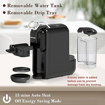 DIVINOCAFFÉ - Espresso coffee maker for Nespresso capsule, Lavazza