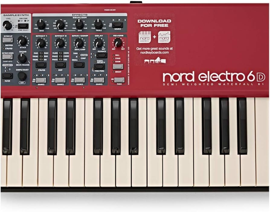 Amazon.com: Nord Electro 6D 61 Stage Piano, 61-Note Semi-Weighted