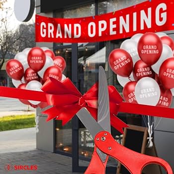 Amazon.com: SIRCLES Grand Opening Ribbon Cutting Ceremony Kit - 25