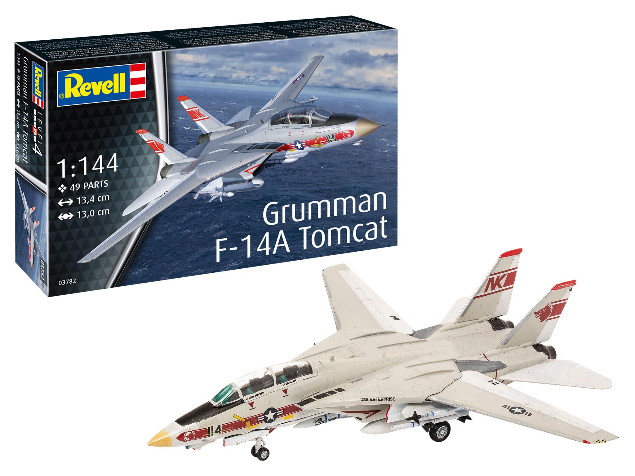 Amazon | ドイツレベル 1/144 アメリカ グラマン F-14A トムキャット