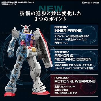 Amazon.com: Bandai Hobby - Mobile Suit Gundam - RX-78-2 Gundam ver