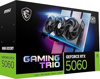 Amazon | MSI GeForce RTX 5060 8G GAMING TRIO OC グラフィックス