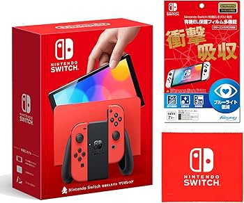 Amazon.co.jp: Nintendo Switch(有機ELモデル) マリオレッド+【任天堂