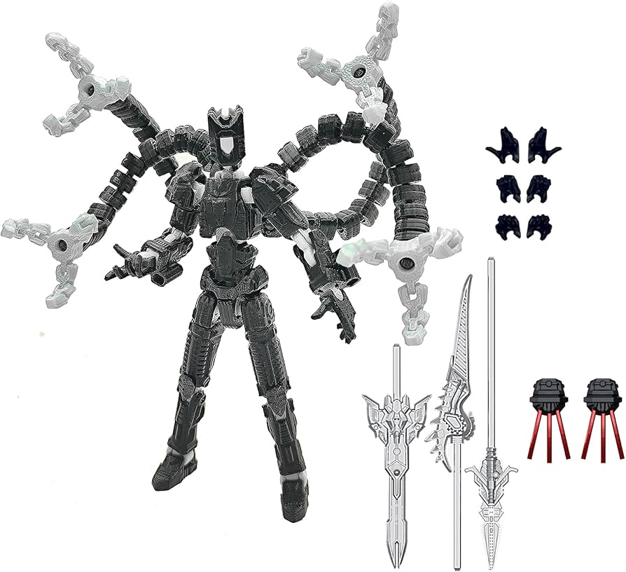 Amazon.com: Binvin Assembly Completed T13 Action Figure,T13 Action