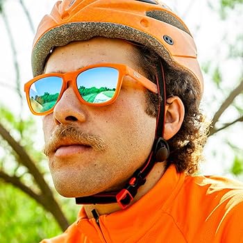 Amazon | goodr Donkey ゴーグル 偏光サングラス 男女兼用 オレンジ半