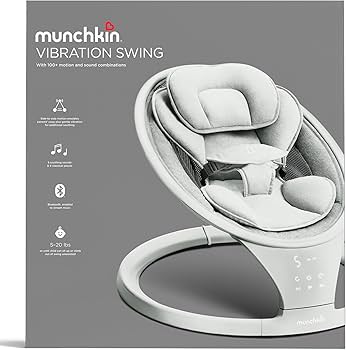 Amazon.com : Munchkin Electric Baby Swing with Vibration